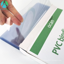 Rigid Plastic PVC Sheet A4 Size Clear PVC Sheet For Binding Cover